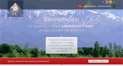 Desktop Screenshot of cabanassolynieve.com.ar